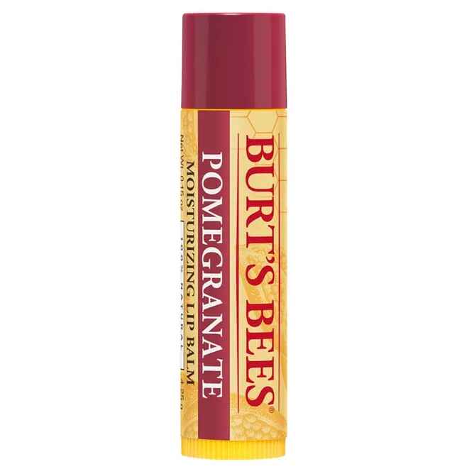 BUrt's Bees Pomegranate Lip Balm.