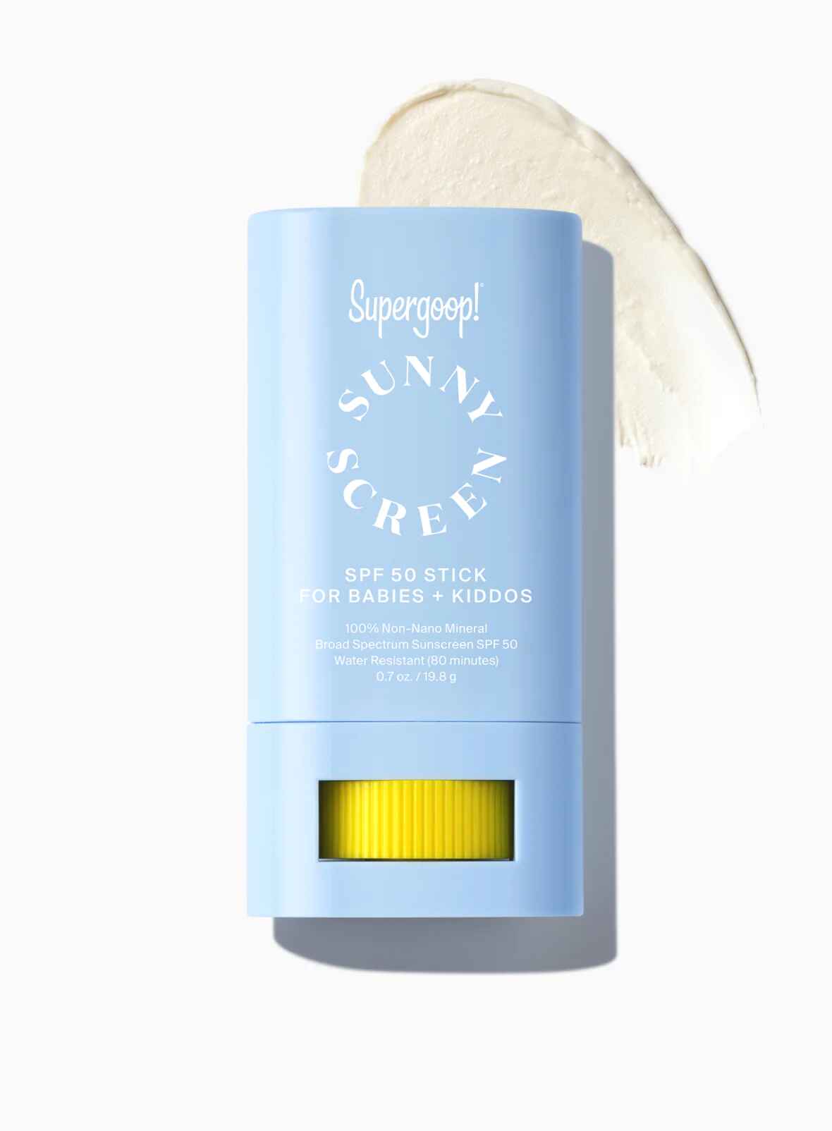 Supergoop Sunnyscreen 100 Mineral Stick SPF 50.