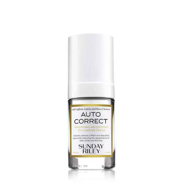 Sunday Riley AUTO CORRECT BRIGHTENING AND DEPUFFING EYE CONTOUR CREAM.