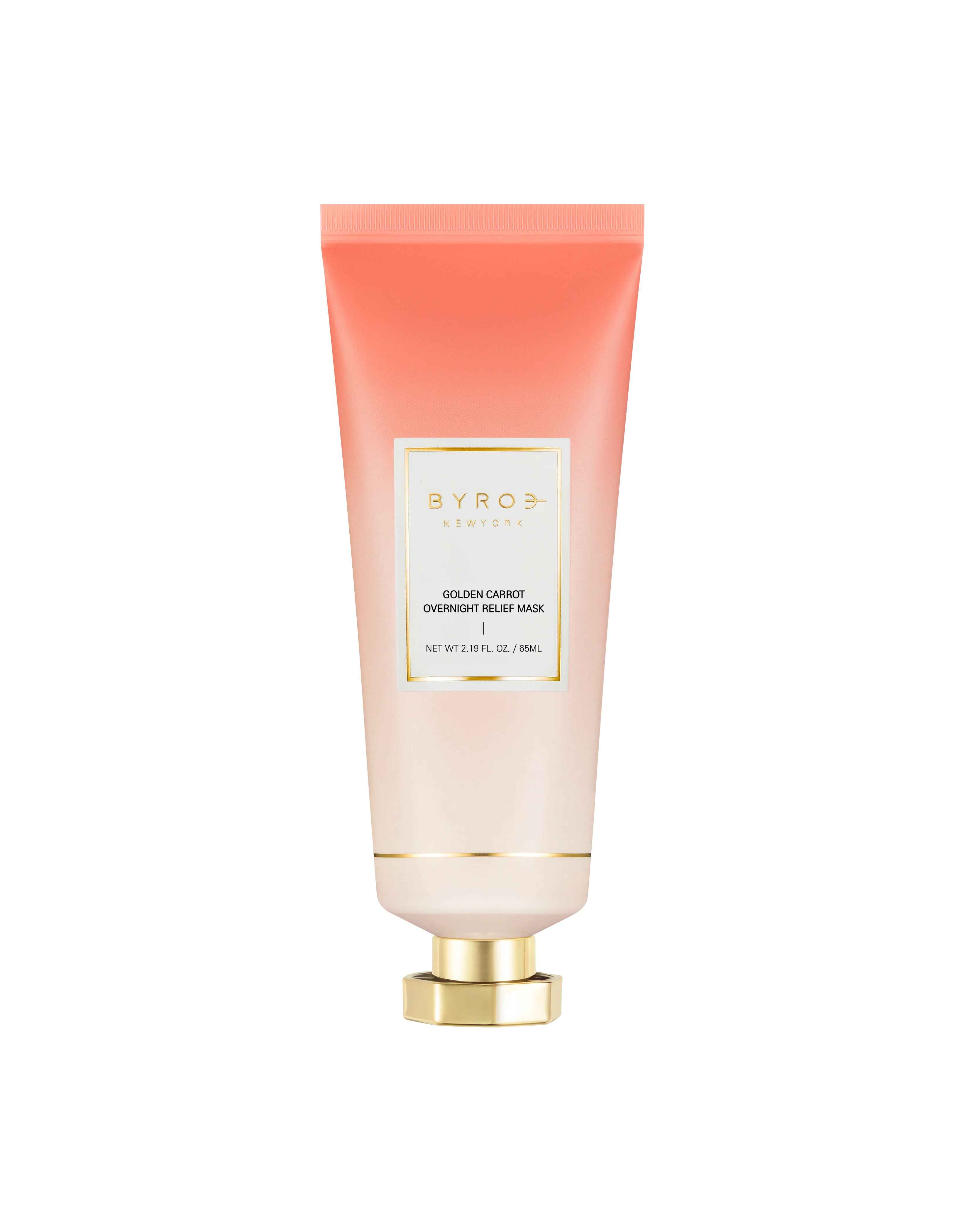 Byroe Golden Carrot Overnight Relief Mask.