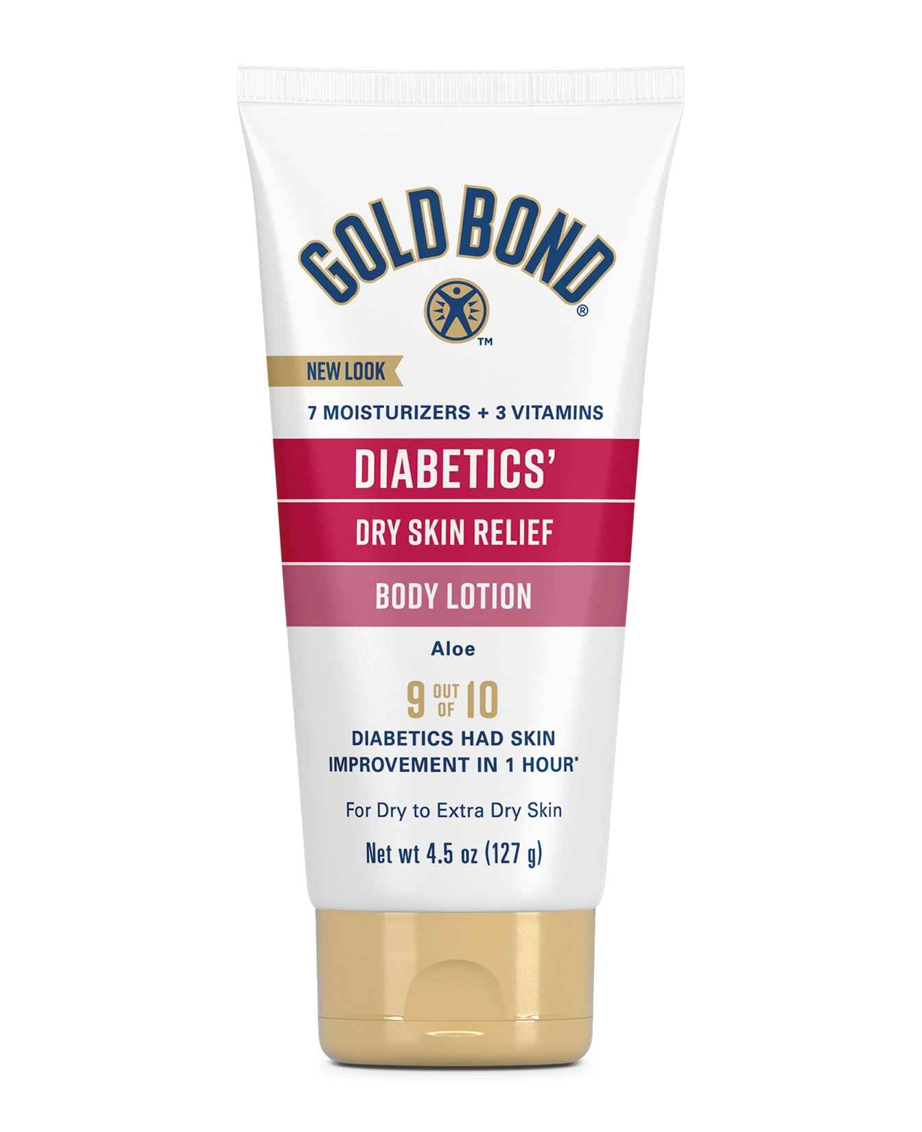 Gold Bond Diabetics Dry Skin Relief Body Lotion.