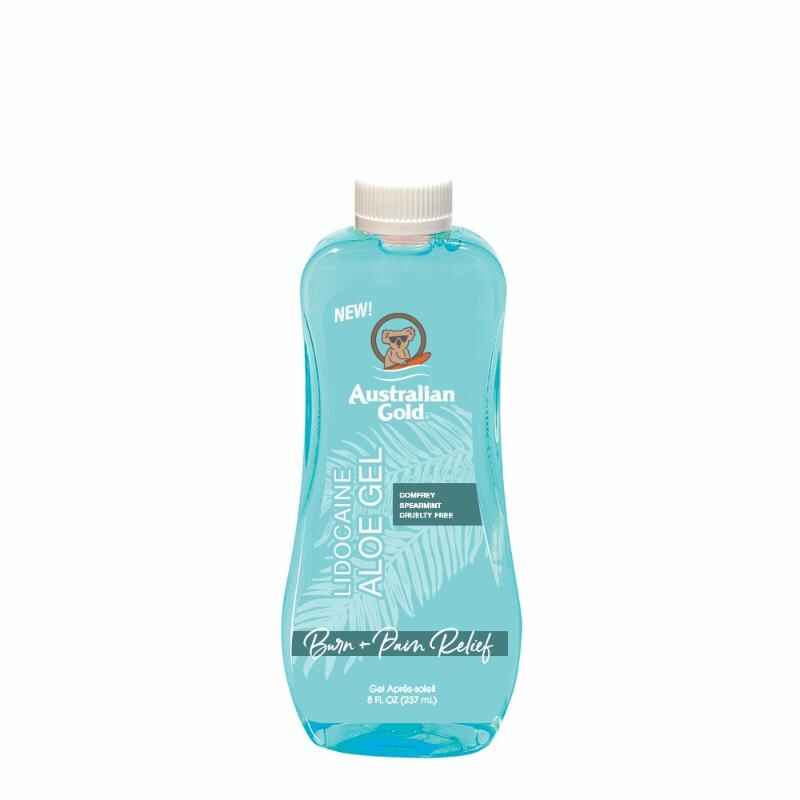 Australian gold ALOE VERA FREEZE GEL WITH LIDOCAINE.