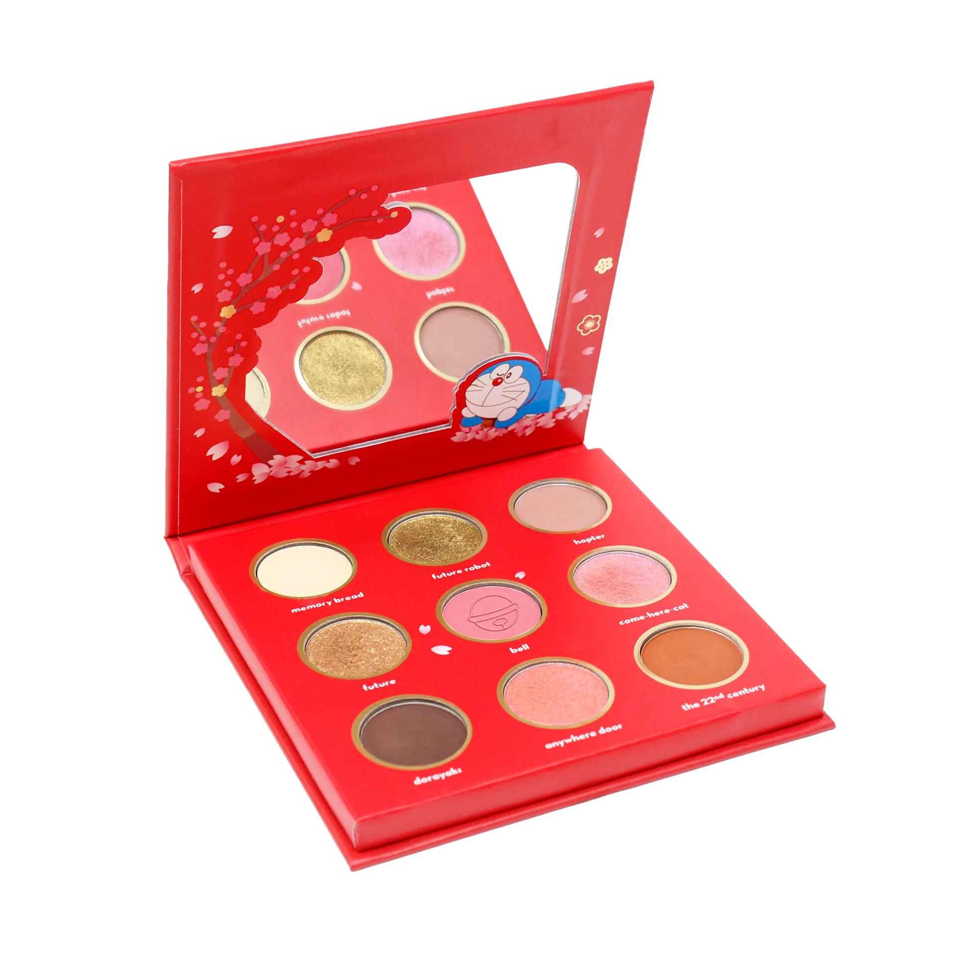 THE CREME SHOP X DORAEMON LUCKY ADVENTURE EYESHADOW PALETTE.