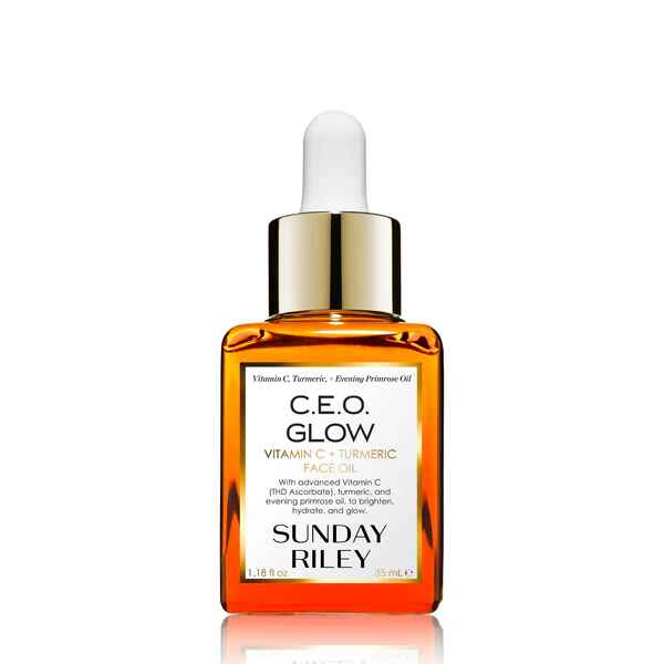 Sunday Riley C E O GLOW VITAMIN C AND TURMERIC FACE OIL.