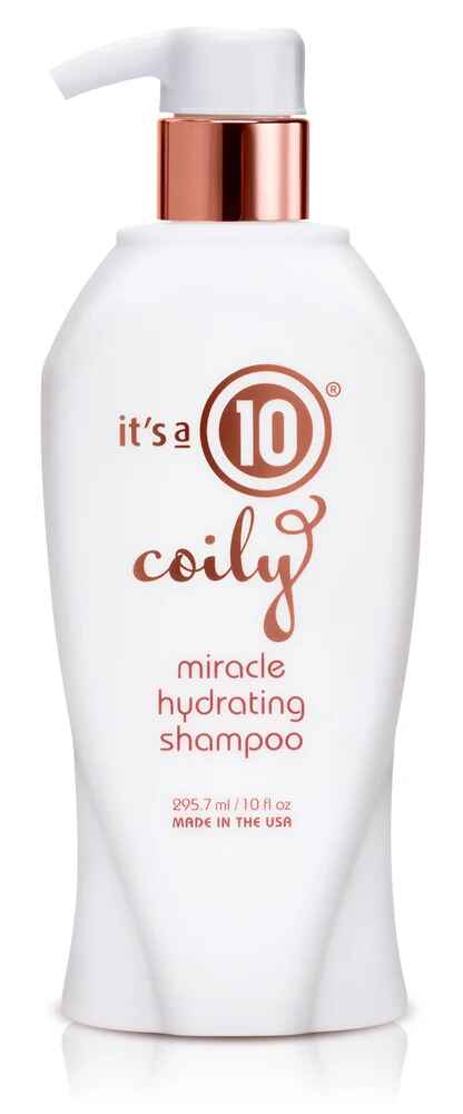 ITS A 10 COILY MIRACLE HYDRATING SHAMPOO.