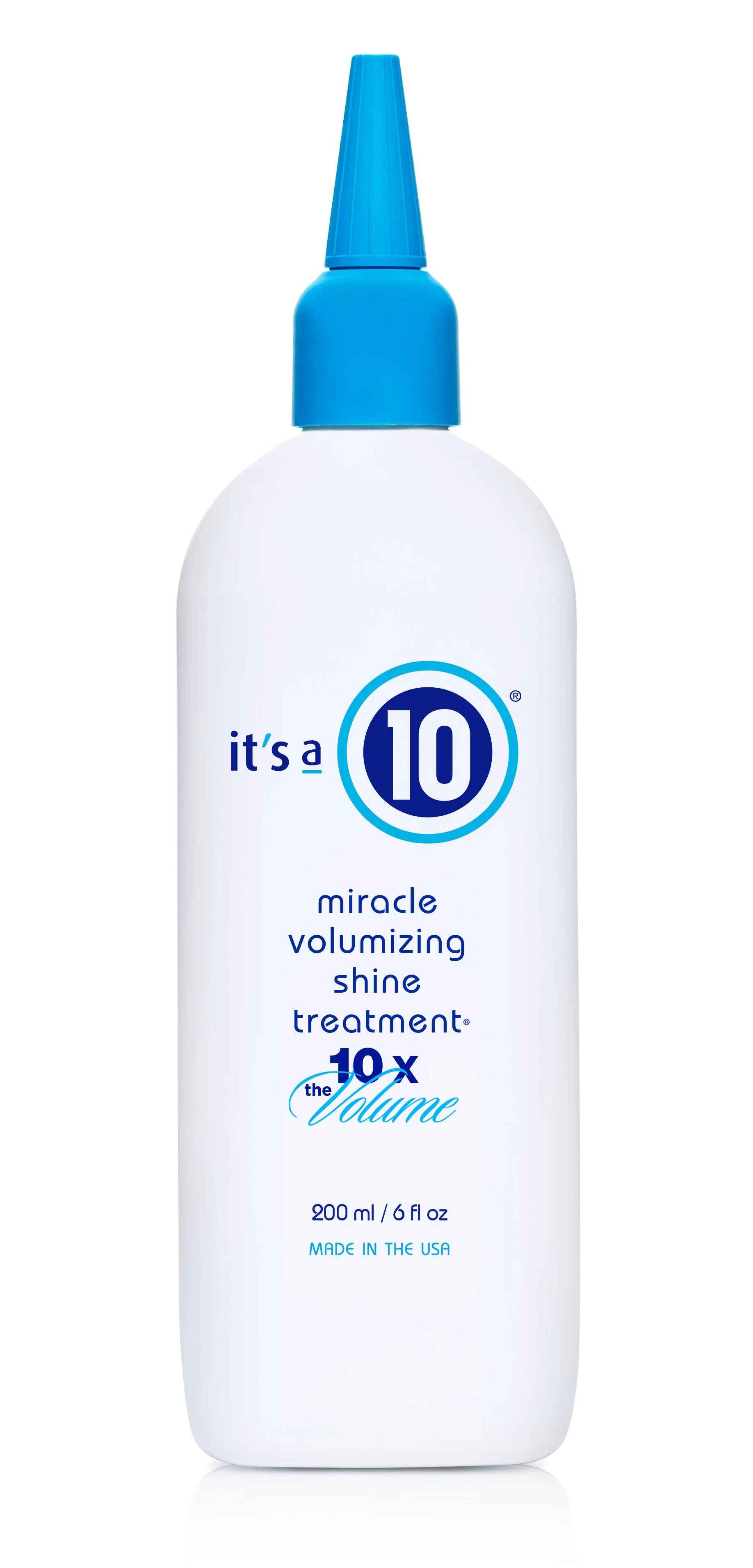 ITS A 10 MIRACLE VOLUMIZING SHINE TREATMENT.