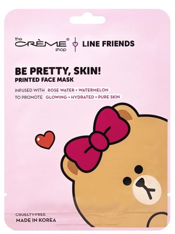 the-creme-shop-be-pretty-skin-choco-printed-essence-sheet-mask-rose-water-watermelon.