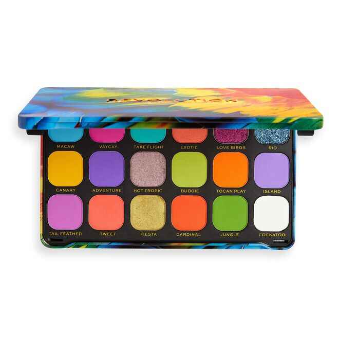 Revolution beauty Makeup Revolution Forever Flawless Bird of Paradise Shadow Palette.