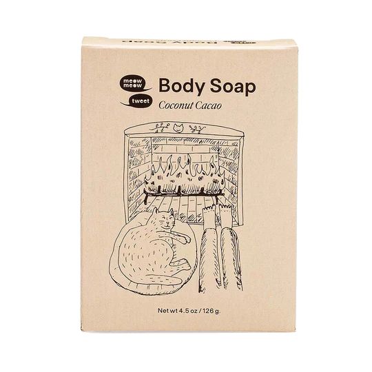 Meow Meow Tweet Body Soap Coconut Cacao.