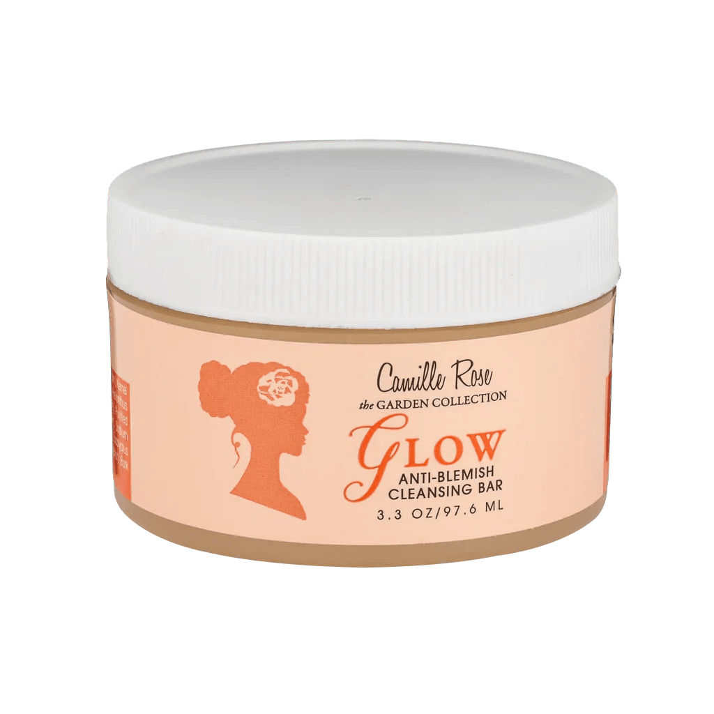 camille rose Glow Anti Blemish Cleansing Bar with Turmeric and Aloe.