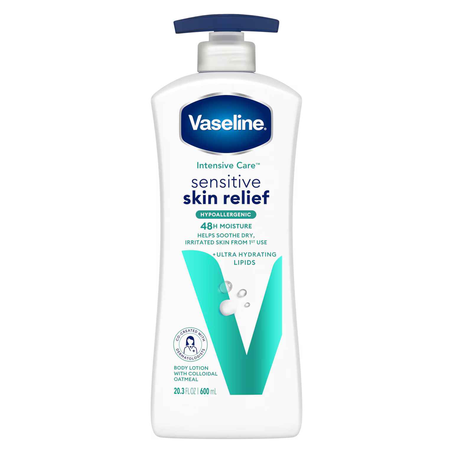 VASELINE INTENSIVE CARE SENSITIVE SKIN RELIEF.
