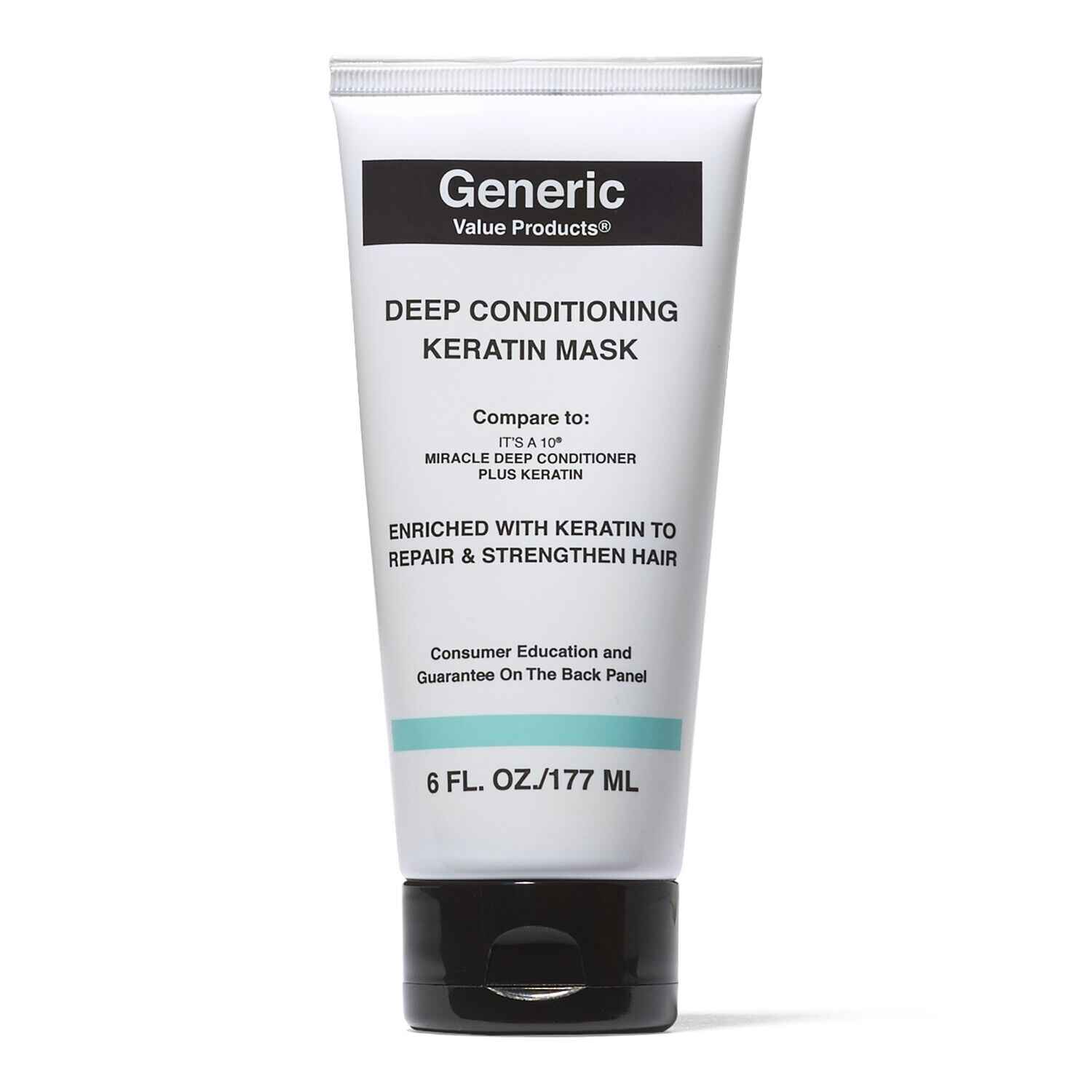 Generic Value Products Deep Conditioning Mask Plus Keratin Compare to It s a 10 Miracle Deep Conditioner Plus Keratin.