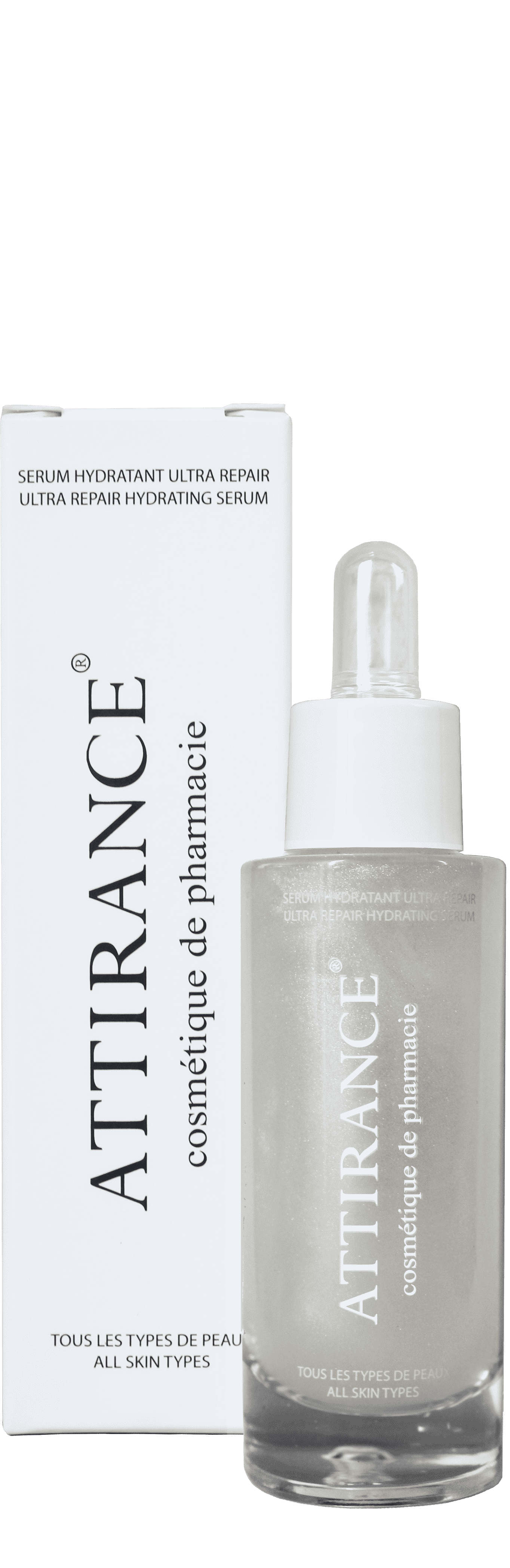 Attirance ULTRA REPAIR HYDRATING SERUM.