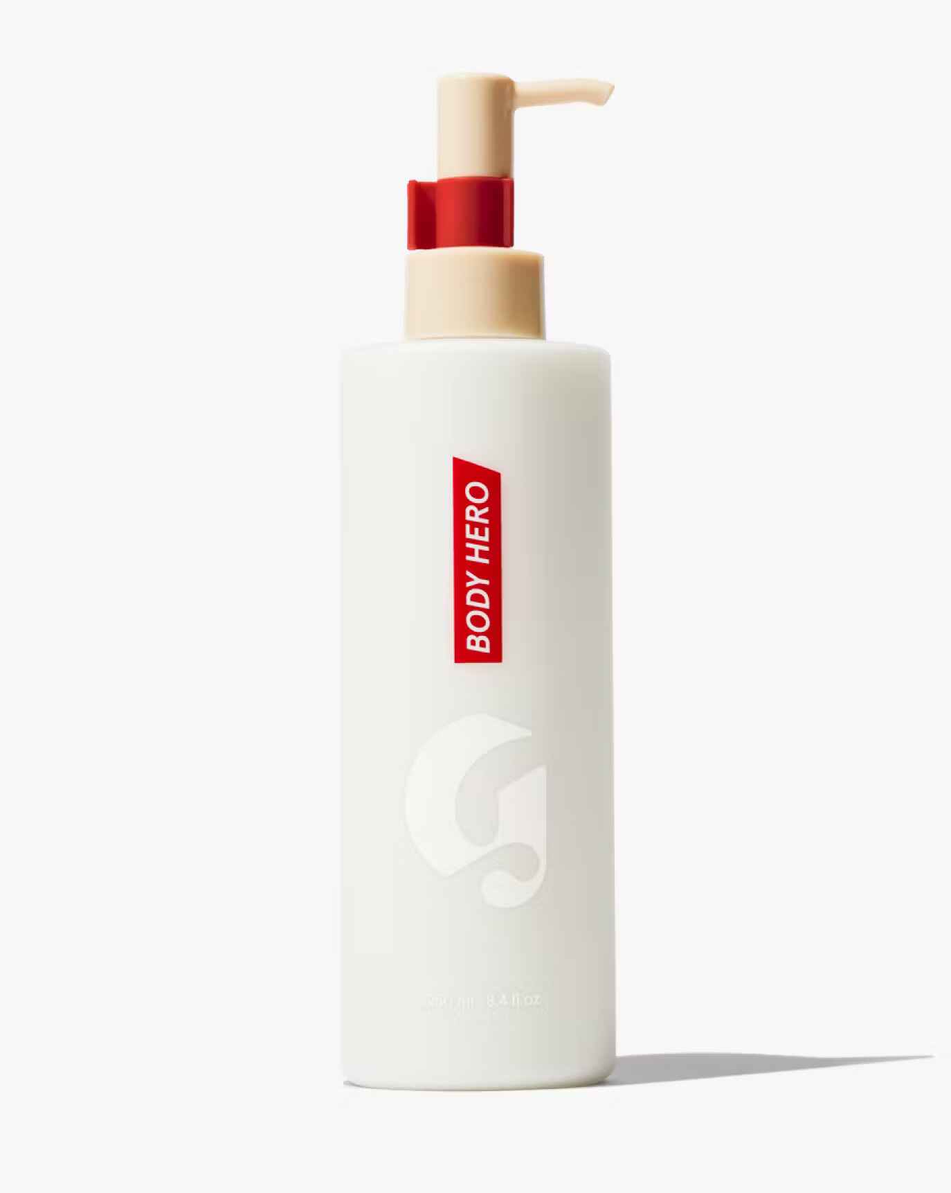 glossier Body Hero Daily Perfecting Lotion.