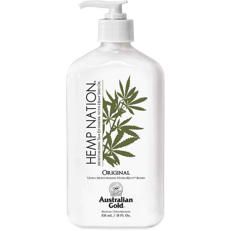 Australian gold HEMP NATION ORIGINAL BODY LOTION.