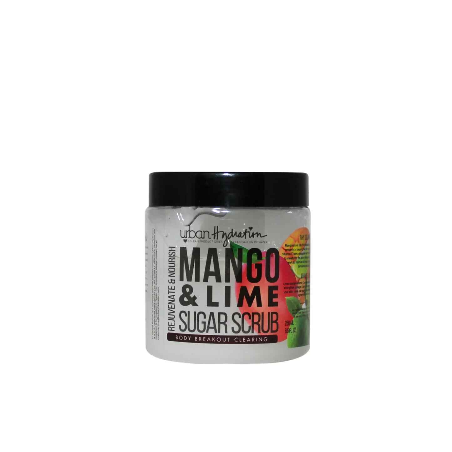 Urban Hydration Rejuvenate & Nourish Mango & Lime Sugar Scrub – Body Scrub.