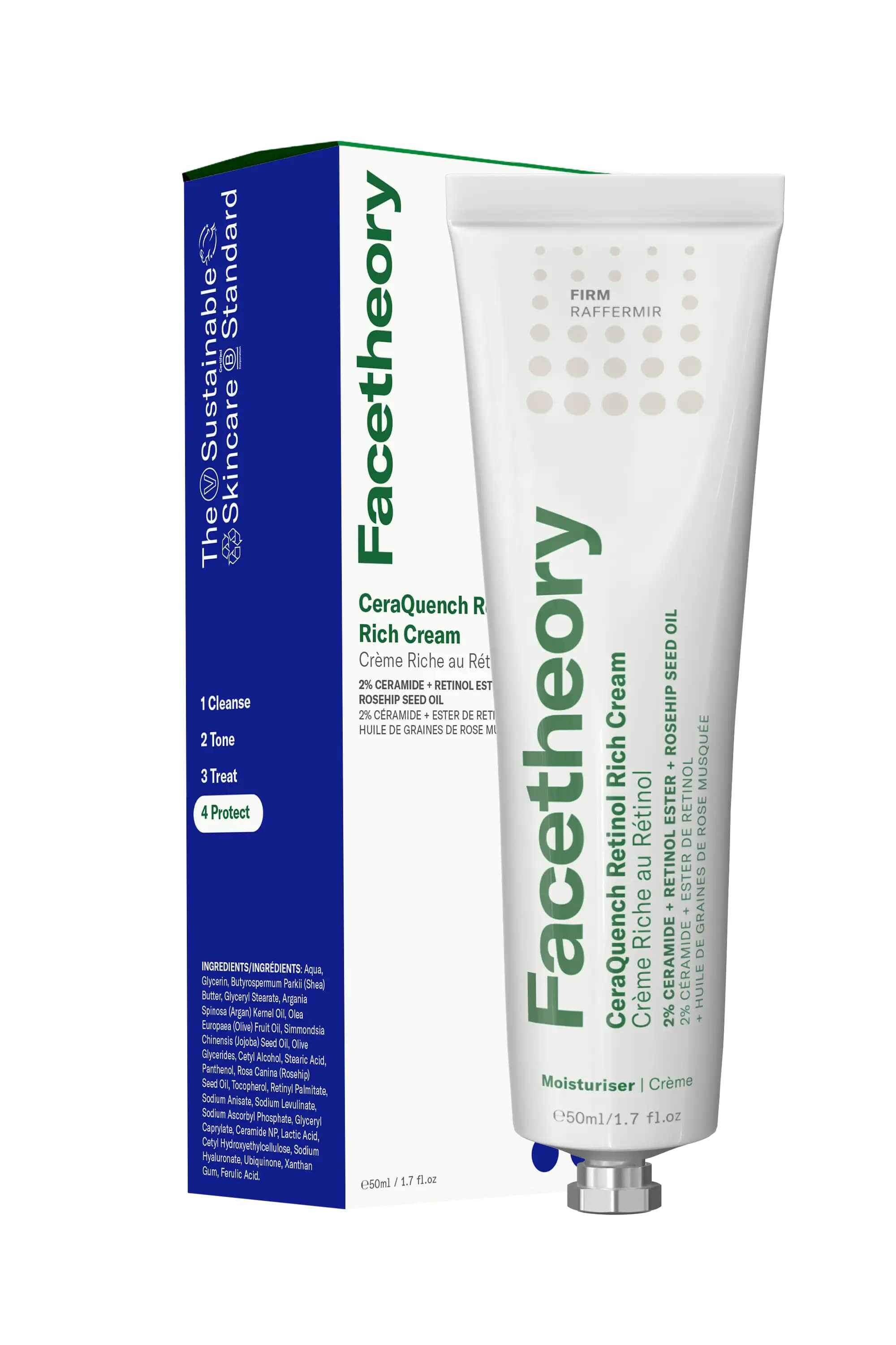 Facetheory CeraQuench Retinol Rich Cream.