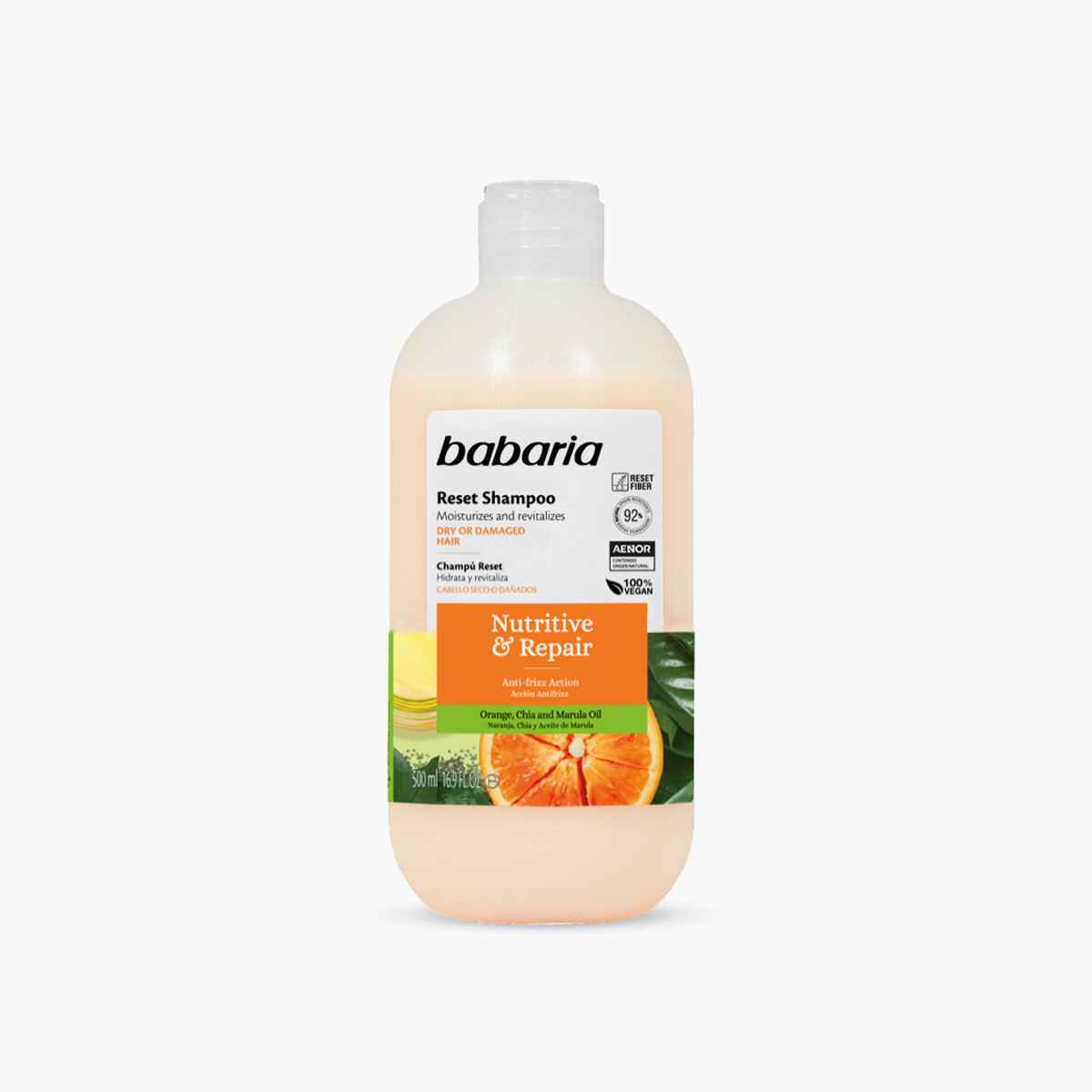 babaria Nutritive and Repair Shampoo.