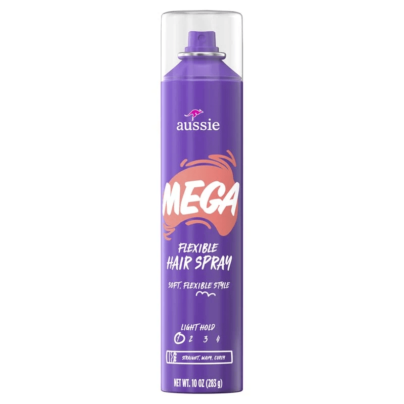 Aussie MEGA HAIR SPRAY.