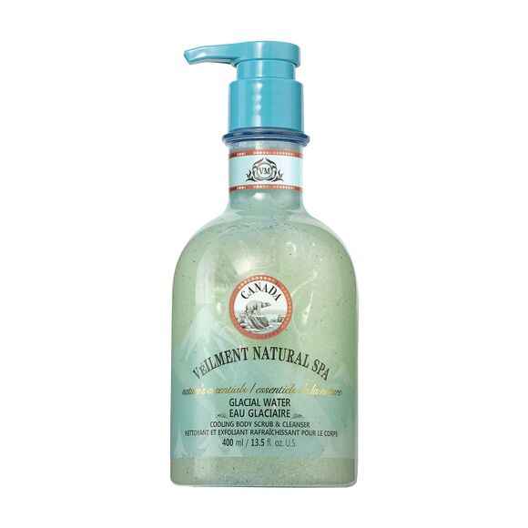 Avon Veilment Natural Spa Glacial Water Cooling Body Scrub and Cleanser.