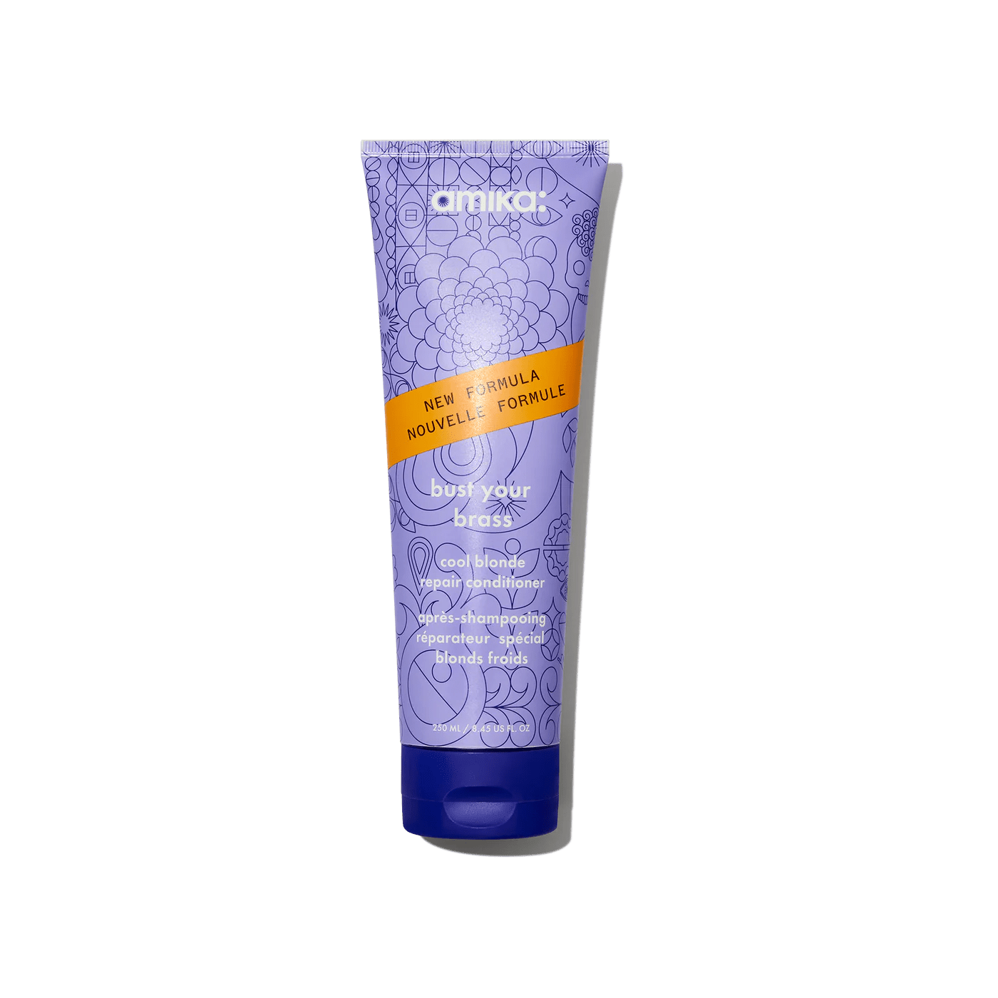 Amika bust your brass cool blonde repair conditioner.