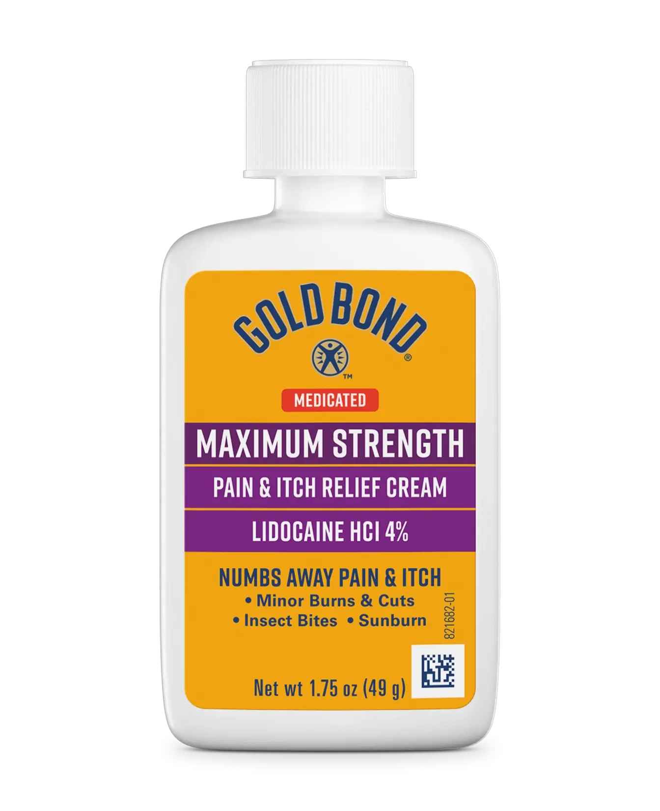 Gold Bond Maximum Strength Medicated Pain and Itch Relief Cream With Lidocaine.