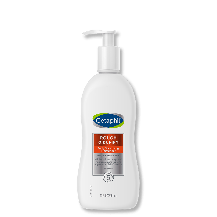 Cetaphil Daily Smoothing Moisturizer for Rough and Bumpy Skin.