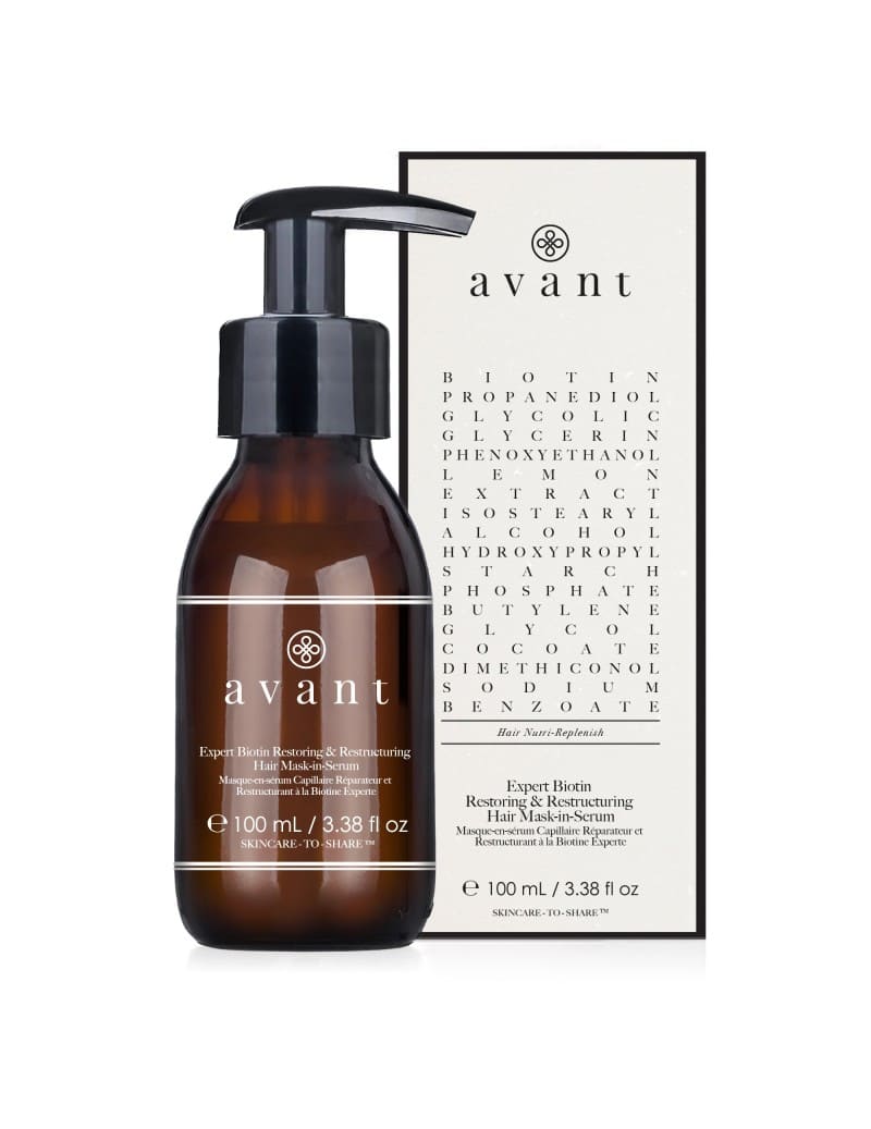 Avant skincare Expert Biotin Restoring & Restructuring Hair Mask-in-Serum.