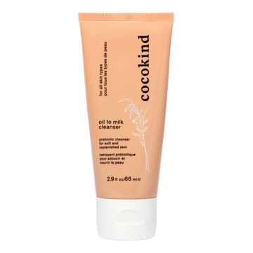 Cocokind oil to milk cleanser .