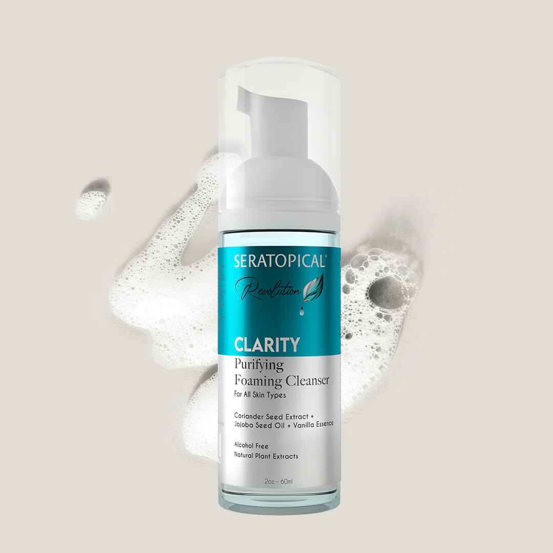 Sera labs Clarity Purifying Foaming Face Cleanser.