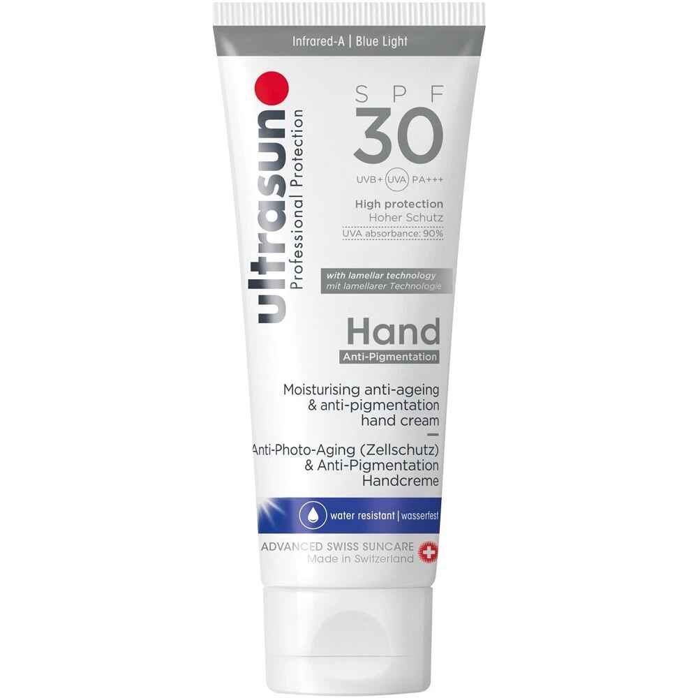 Ultrasun Anti Pigmentation Hand Cream SPF30.