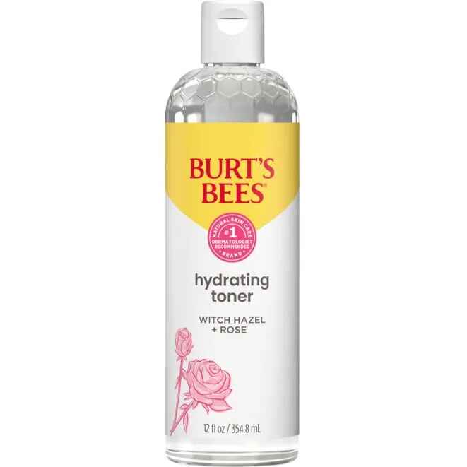 Burt's Bees Hydrating Toner with Witch Hazel and Rose.