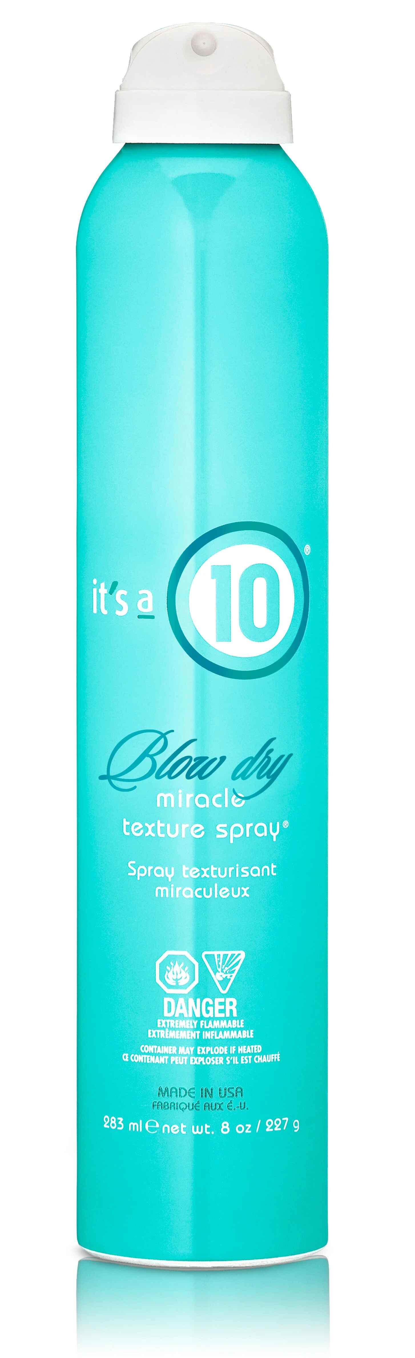 ITS A 10 MIRACLE BLOW DRY TEXTURE SPRAY.