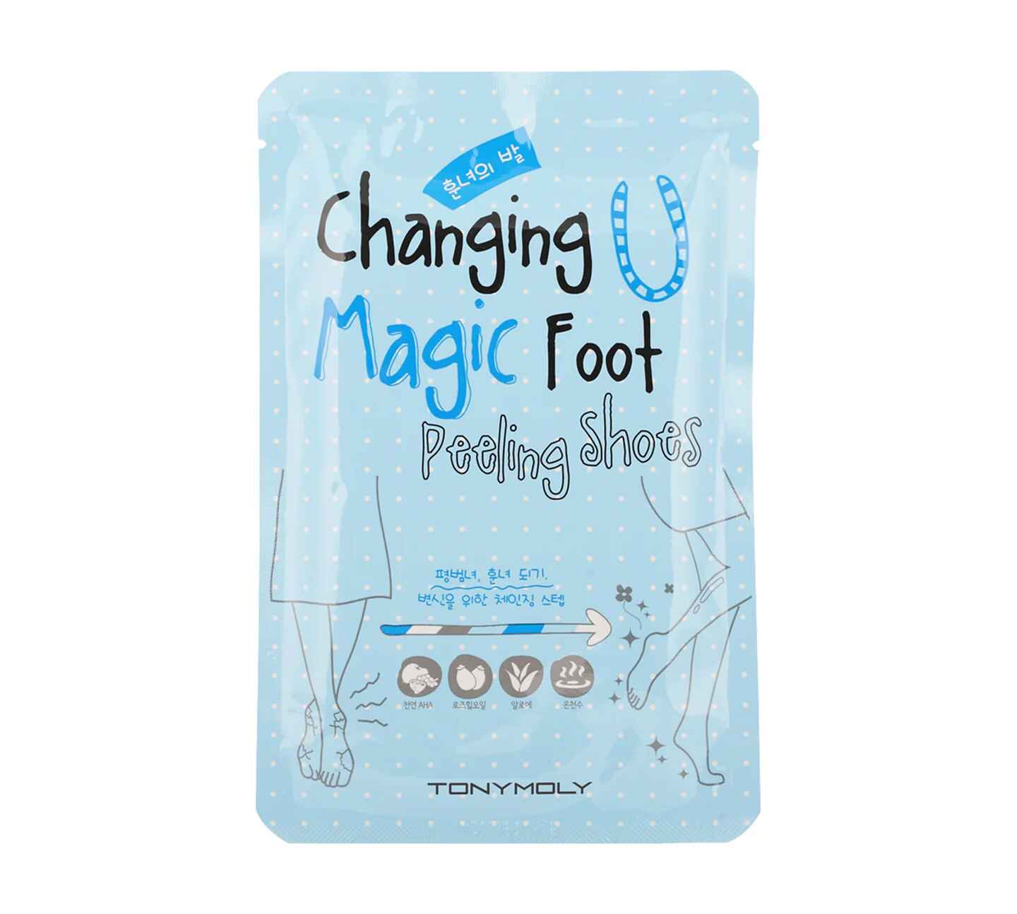 Tonymoly Changing U Magic Foot Peeling Shoes.