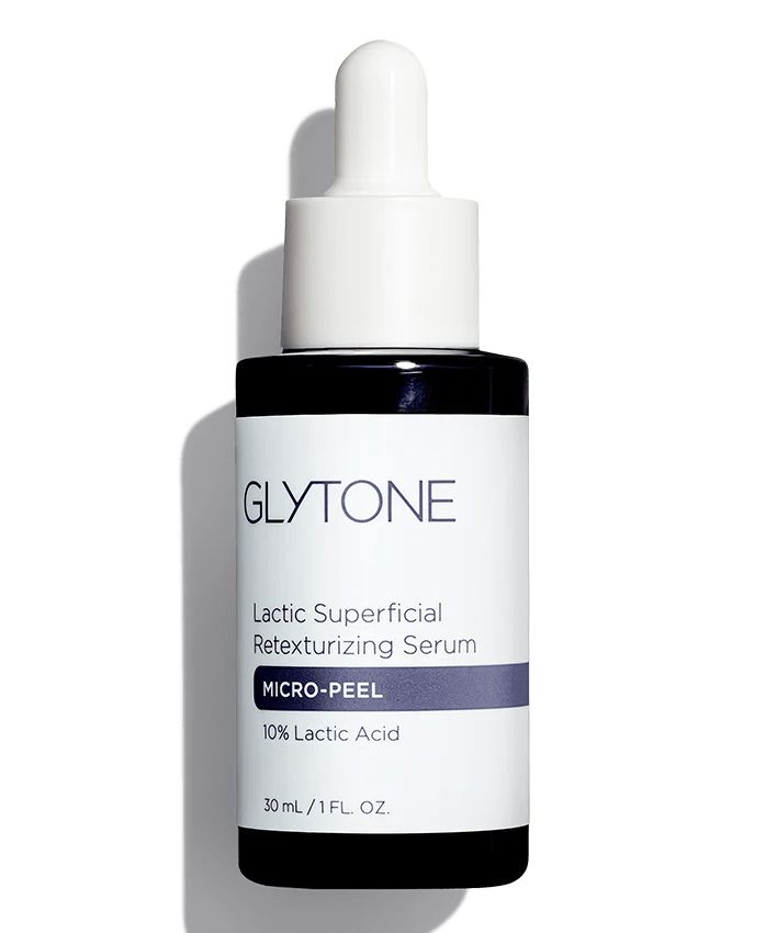 Glytone Lactic Superficial Retexturizing Serum.