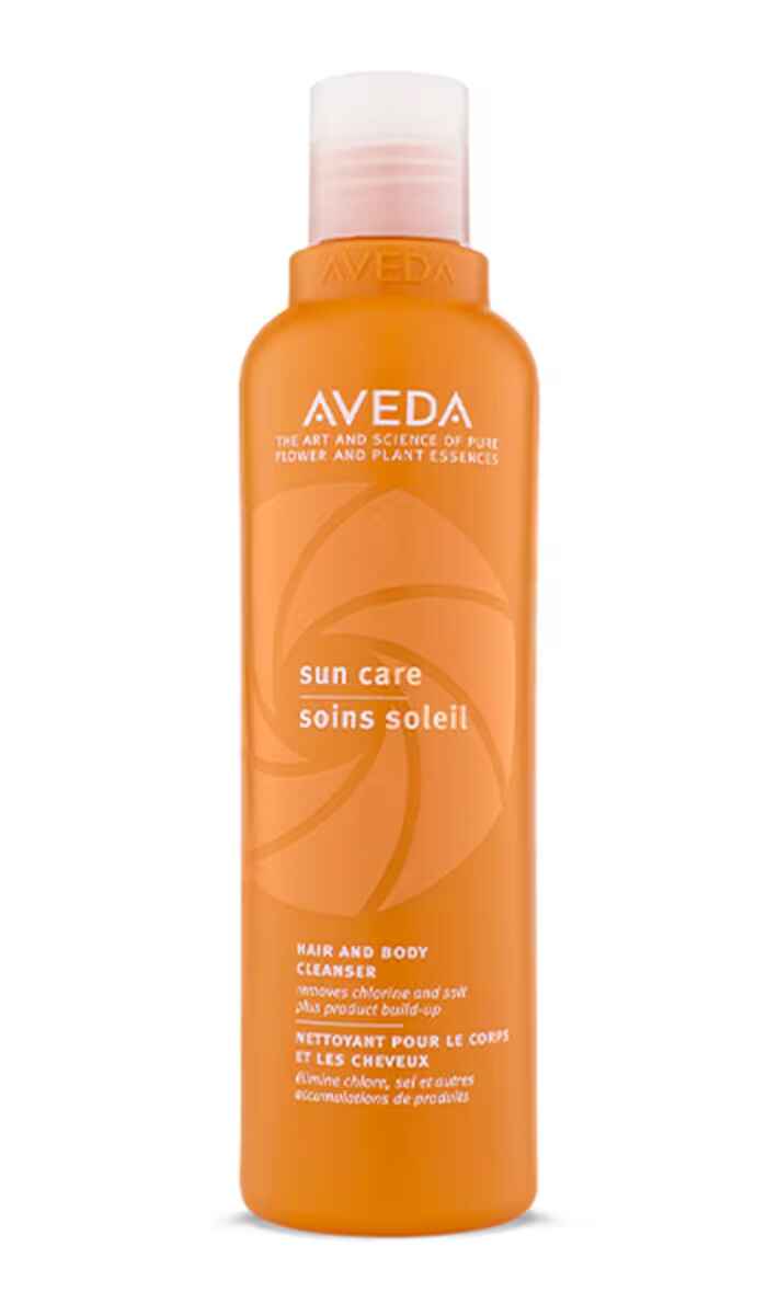 Aveda sun care hair and body cleanser.