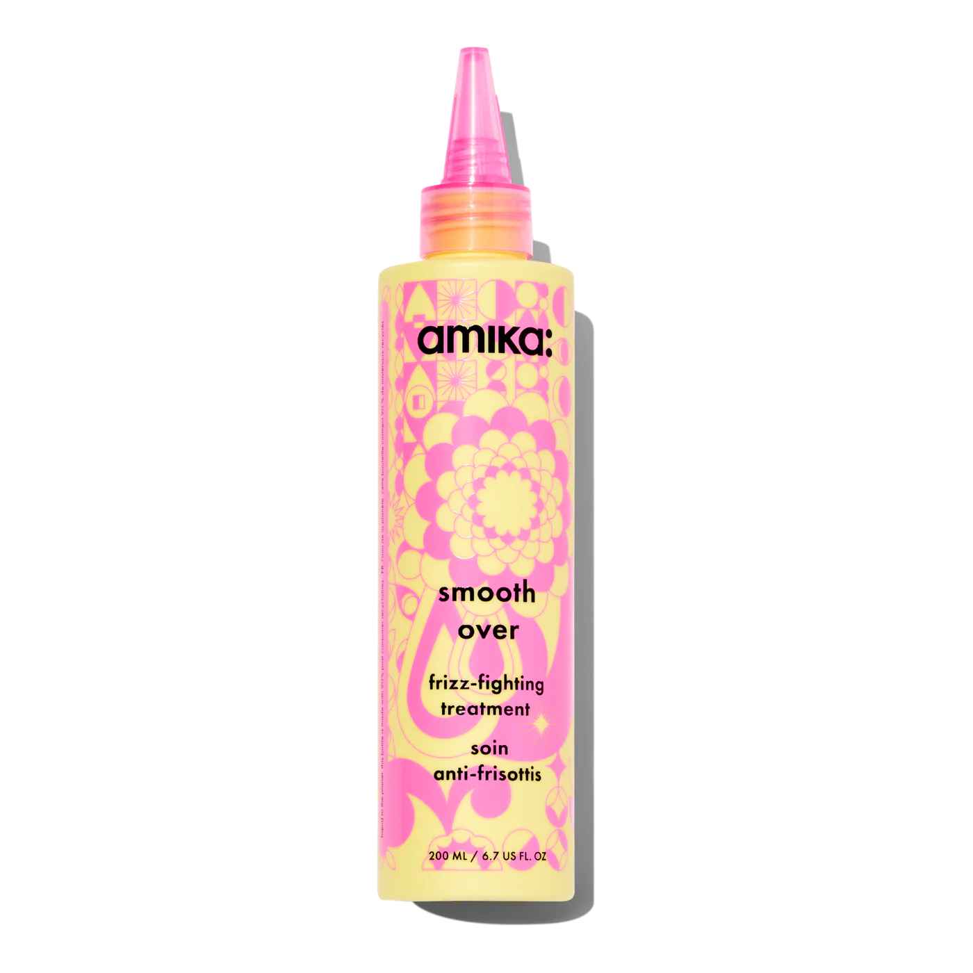Amika smooth over frizz fighting treatment mask.