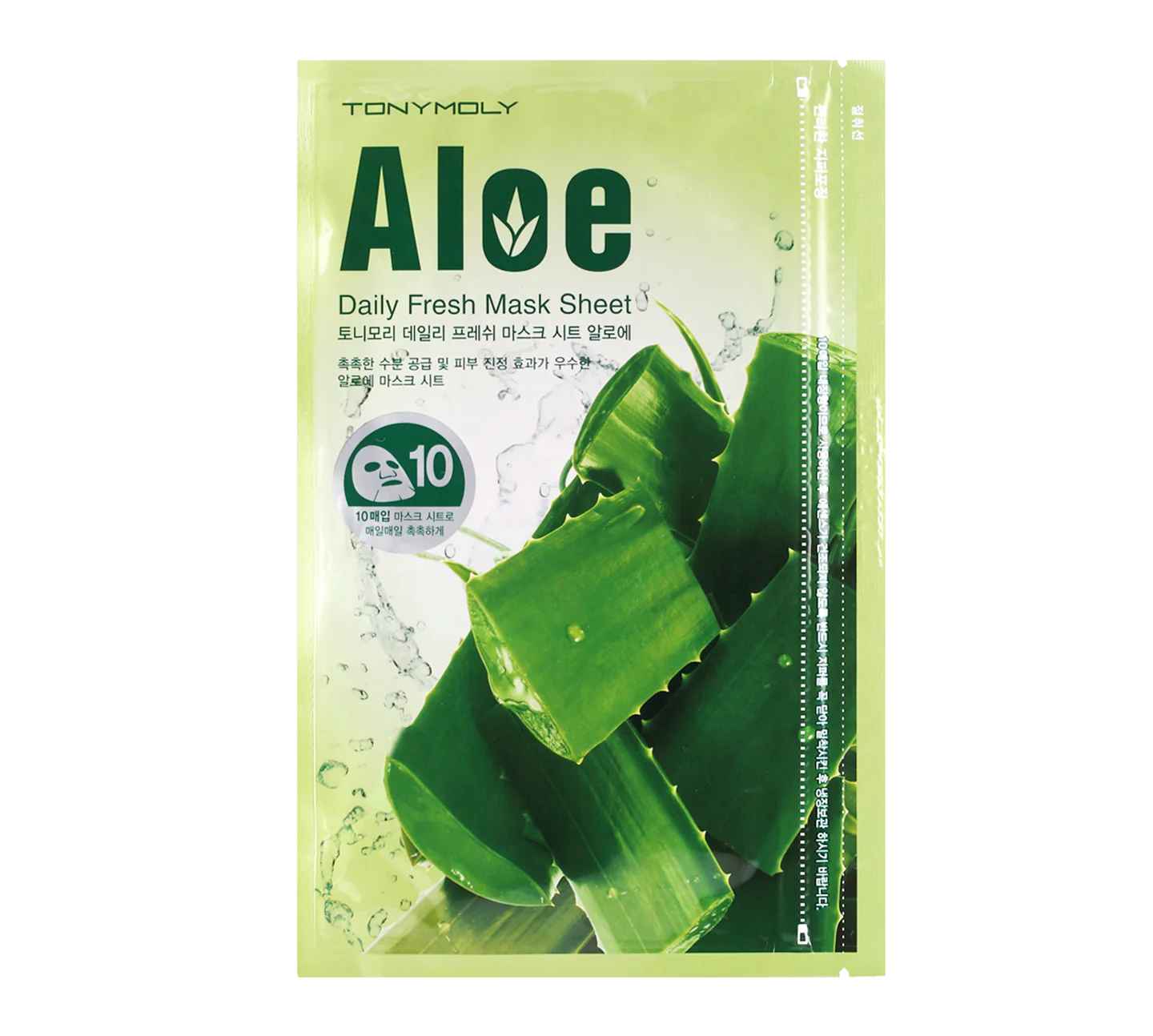 Tonymoly Daily Fresh Aloe Sheet Mask.