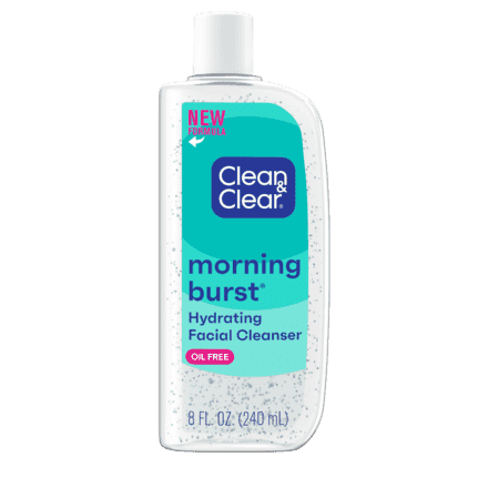 Clean and Clear Morning Burst Hydrating Facial Cleanser.