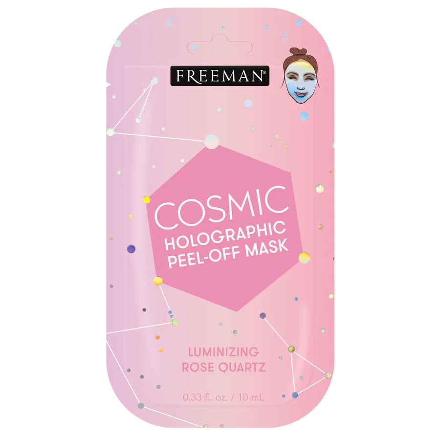 Freeman Cosmic Holographic Luminizing Rose Quartz Peel Off Mask.