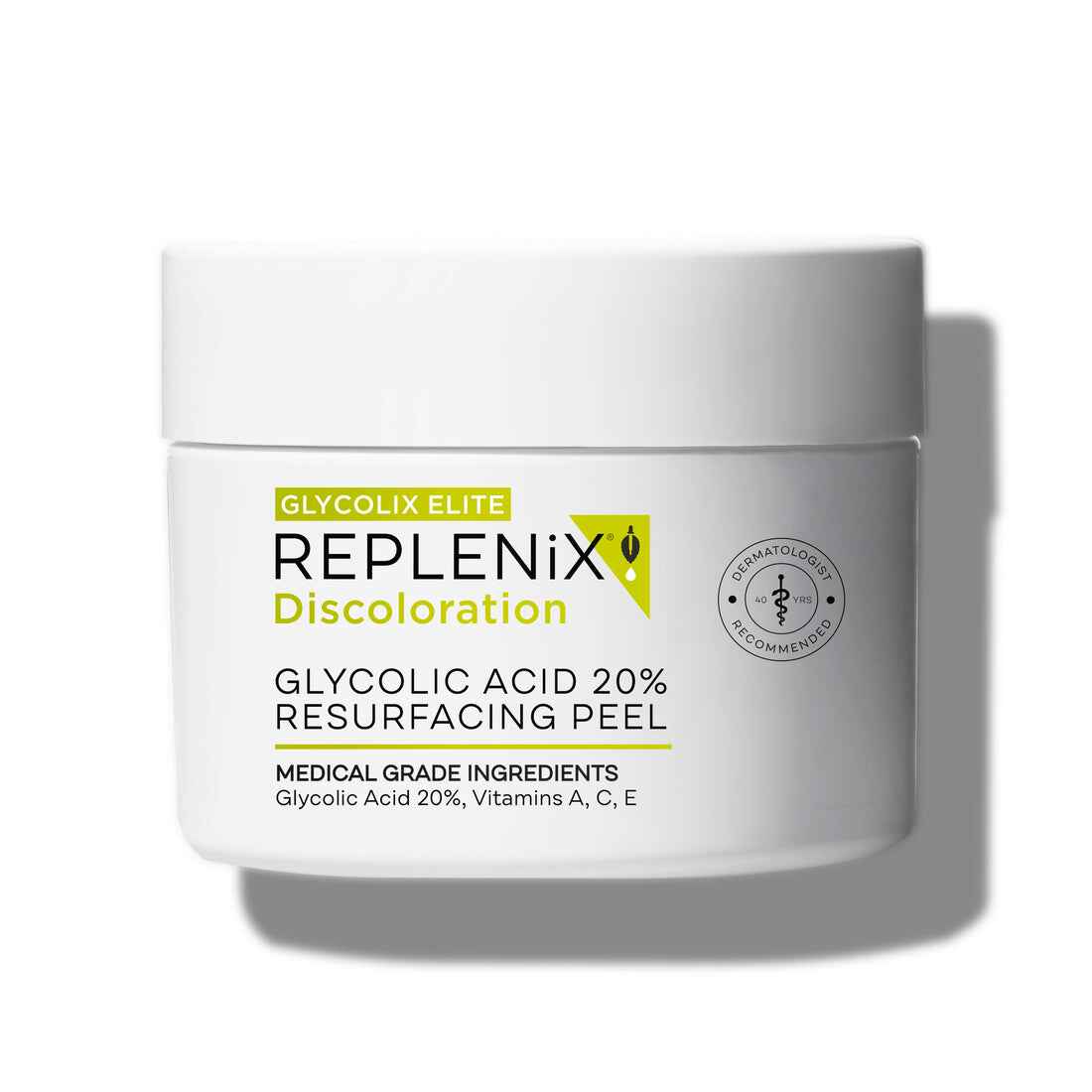 Replenix Glycolic Acid 20 Resurfacing Peel.