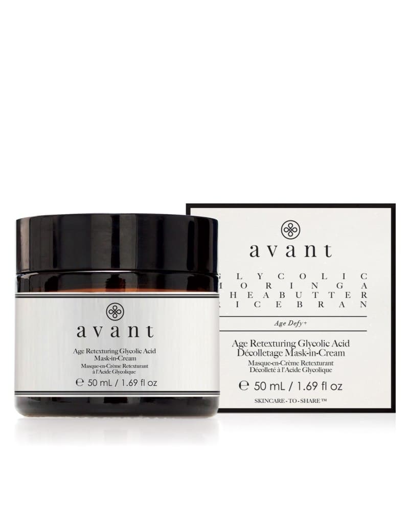 Avant skincare Age Retexturing Glycolic Acid Mask-in-Cream.